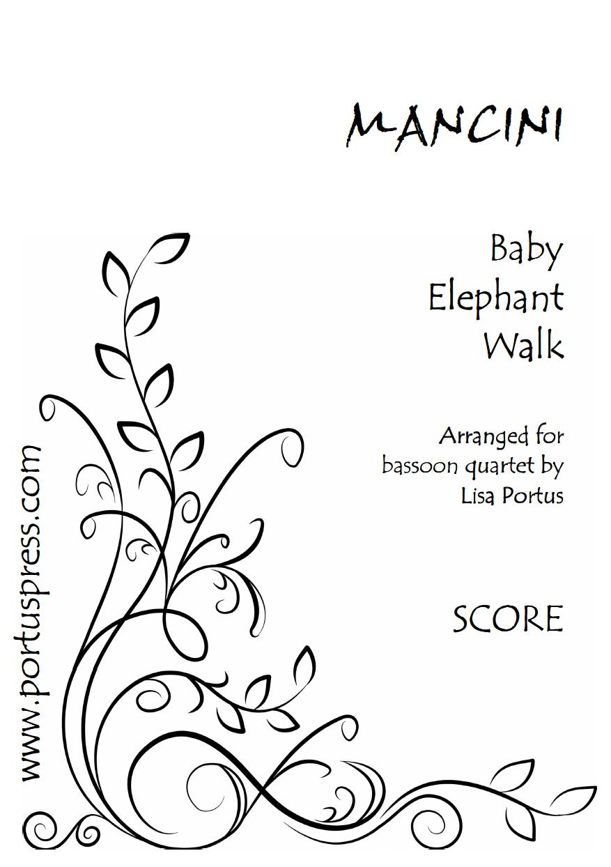 BABY ELEPHANT WALK (score & parts)