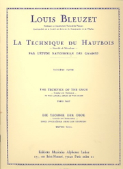 LA TECHNIQUE DU HAUTBOIS Volume 3
