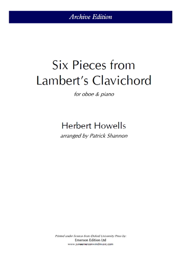 SIX PIECES from Lambert's Clavichord Op.41