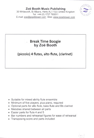 BREAK TIME BOOGIE (score & parts)