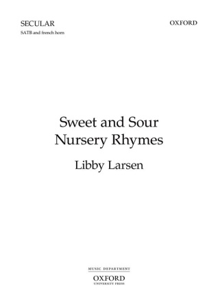 SWEET AND SOUR NURSERY RHYMES (vocal score)