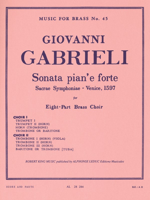 SONATA PIAN' E FORTE (score & parts)