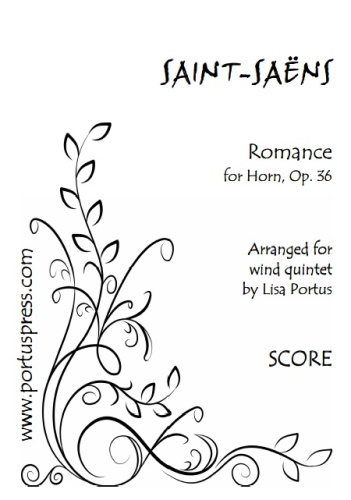 ROMANCE FOR HORN Op.36 (score & parts)