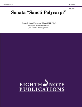 SONATA SANCTI POLYCARPI (score & parts)