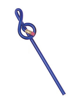 BENTCIL Treble Clef (Blue - Pack of 5)
