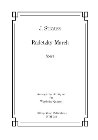 RADETZKY MARCH Op.228 (score & parts)