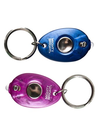 MIGHTY BRIGHT Keychain Light Twin Pack (Blue/Pink)