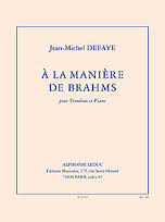 A LA MANIERE DE BRAHMS