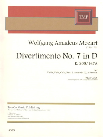DIVERIMENTO No.7 (set of parts)