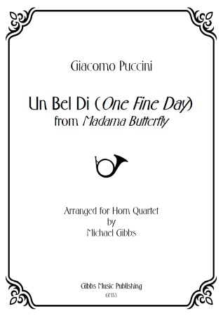 UN BEL DI from Madama Butterfly (score & parts)