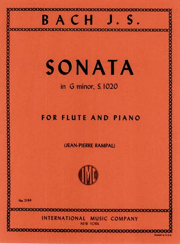 SONATA in G minor BWV 1020