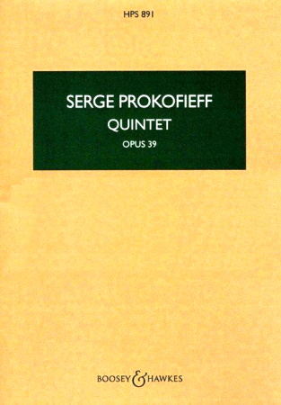 QUINTET Op.39 (miniature score)