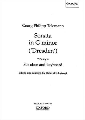 SONATA in G minor 'Dresden' TWV 41:g10