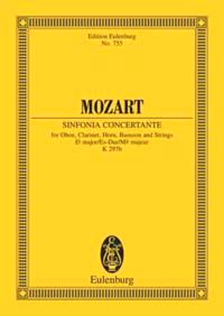 SINFONIA CONCERTANTE in Eb KV297b score