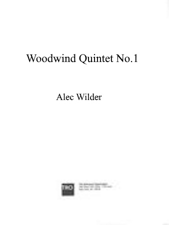 WOODWIND QUINTET No.1 (score & parts)