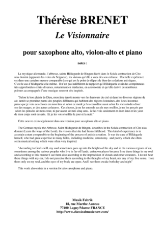 LE VISIONNAIRE