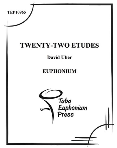 TWENTY-TWO ETUDES (bass clef)