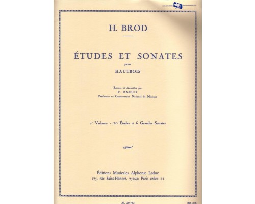ETUDES ET SONATES Volume 2