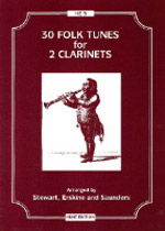 30 FOLK TUNES for 2 Clarinets