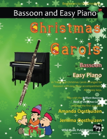 CHRISTMAS CAROLS for Bassoon & Easy Piano
