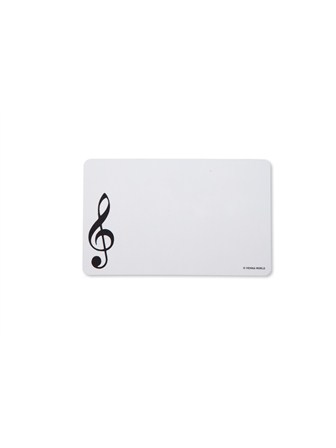 CUTTING BOARD Treble Clef (White)