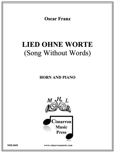 LIED OHNE WORTE Op.2