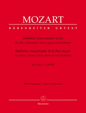 SINFONIA CONCERTANTE in Eb major KV Anh. I (297b) (score & parts)