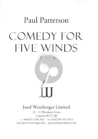 COMEDY FOR FIVE WINDS (set of parts)