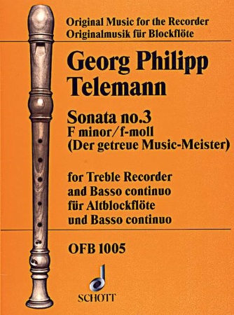 SONATA No.3 in f minor (Der getreue Music-Meister)