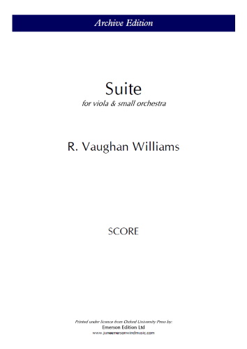 SUITE for Viola and Orchestra (score)