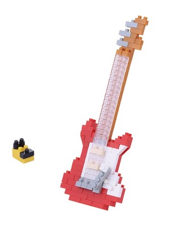NANOBLOCK Electric Guitar (Red)