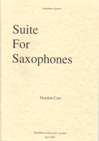 SUITE FOR SAXOPHONES (score & parts)
