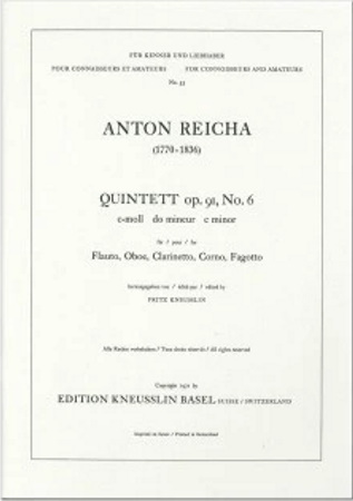 QUINTET Op.91/6 in c minor