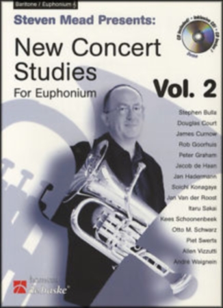 NEW CONCERT STUDIES for Euphonium Volume 1 + CD (treble clef)