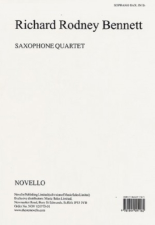 SAXOPHONE QUARTET (set of parts)