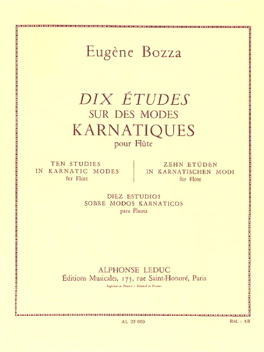 10 ETUDES SUR DES MODES KARNATIQUES