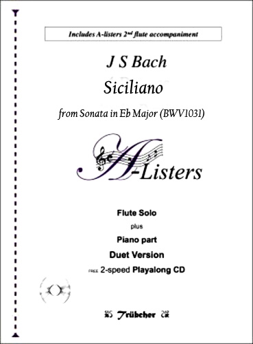 SICILIANO from Sonata in Eb Major (BWV1031) + CD