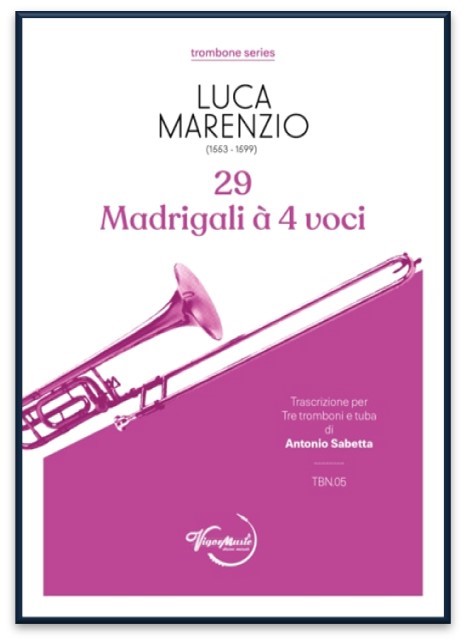 29 MADRIGALLI a 4 Voci (score & parts)
