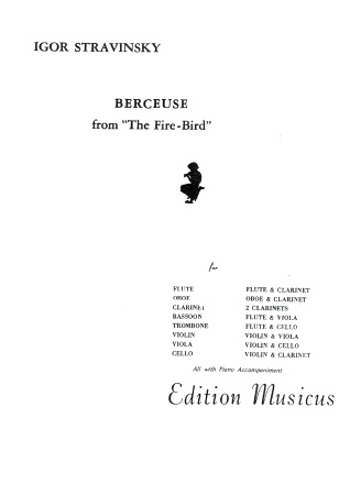 BERCEUSE from 'The Firebird'