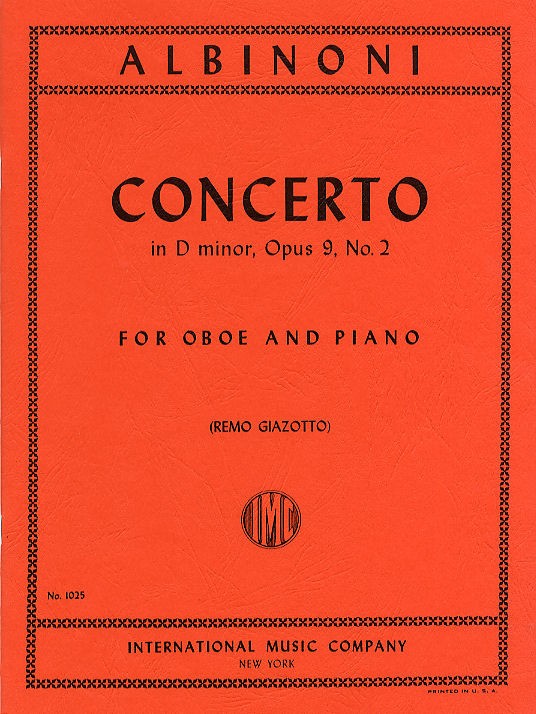 CONCERTO in D minor Op.9 No.2