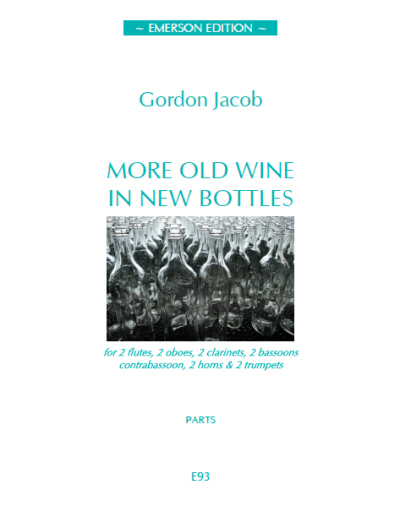 MORE OLD WINE IN NEW BOTTLES (score & parts)