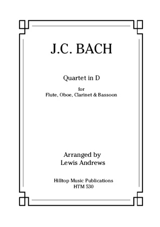 QUARTET in D major (score & parts)